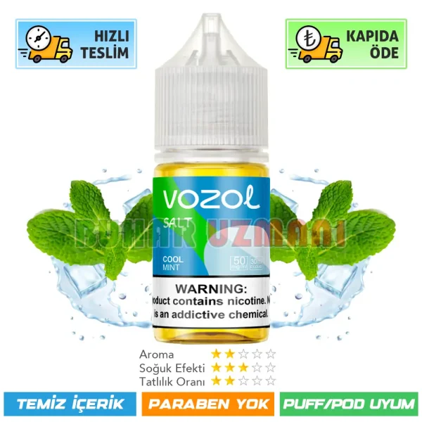 Vozol Cool Mint Salt Likit 30ml