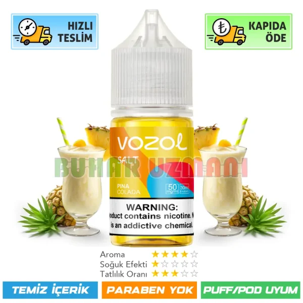 Vozol Likit Pina Colada Salt 30ml