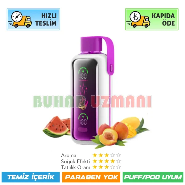 Vozol Star 20000 Puff Peach Mango Watermelon